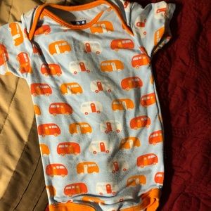 KicKee onesie camper boy pattern